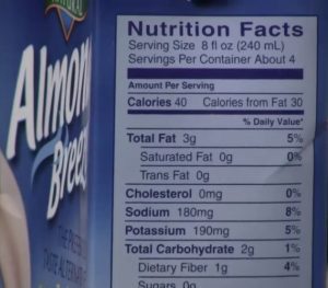 informacion nutrimental